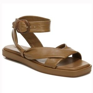 VINCE. Reza Brown Leather Sandals Size 36.5